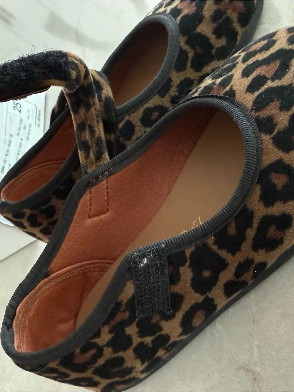 Girls' Leopard Mary Jane Dress Shoes in Brown